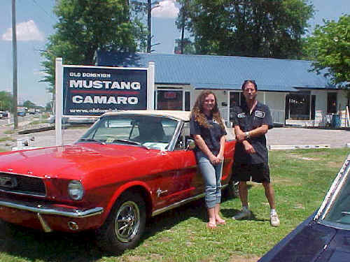 66 Mustang Convertible  -  Tiffany and Duane